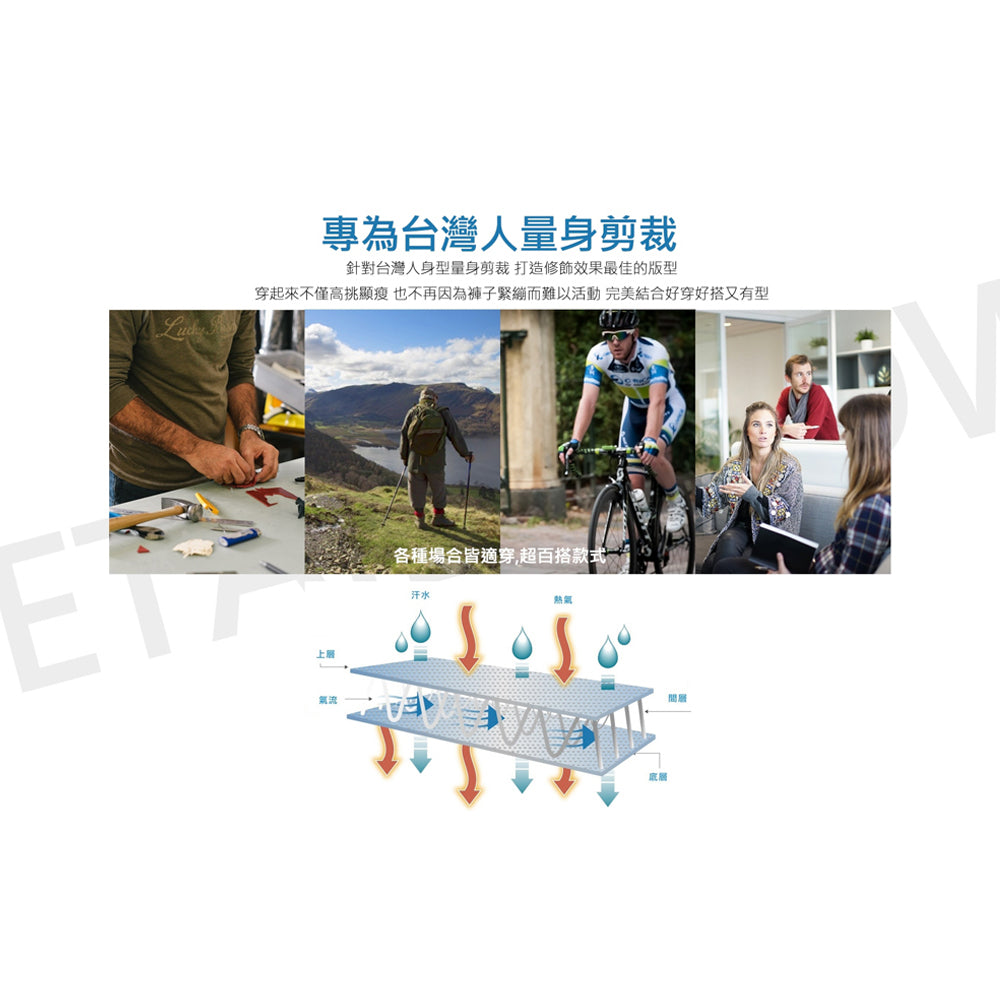 KASO 多口袋牛仔工作褲 夏季薄款牛仔褲 0025