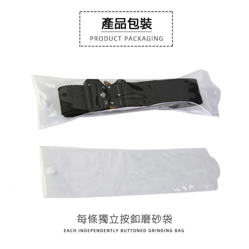 KASO 眼镜蛇合金插釦尼龍腰帶 戰術腰帶 金屬快扣腰帶 戶外皮帶 休閒 帆布 男生 6655