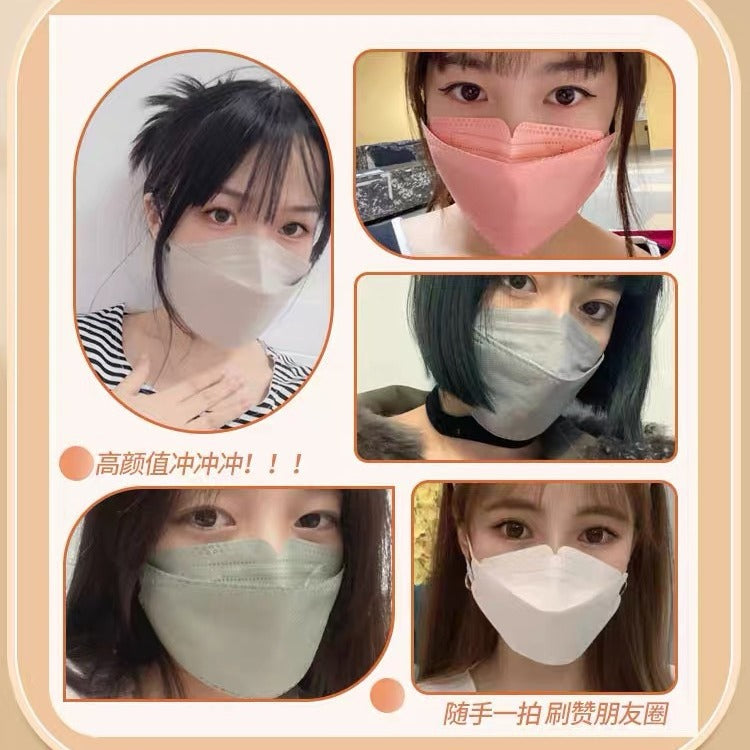 KASO 非醫療  一次性  防塵口罩 4D立體口罩 莫蘭迪色系