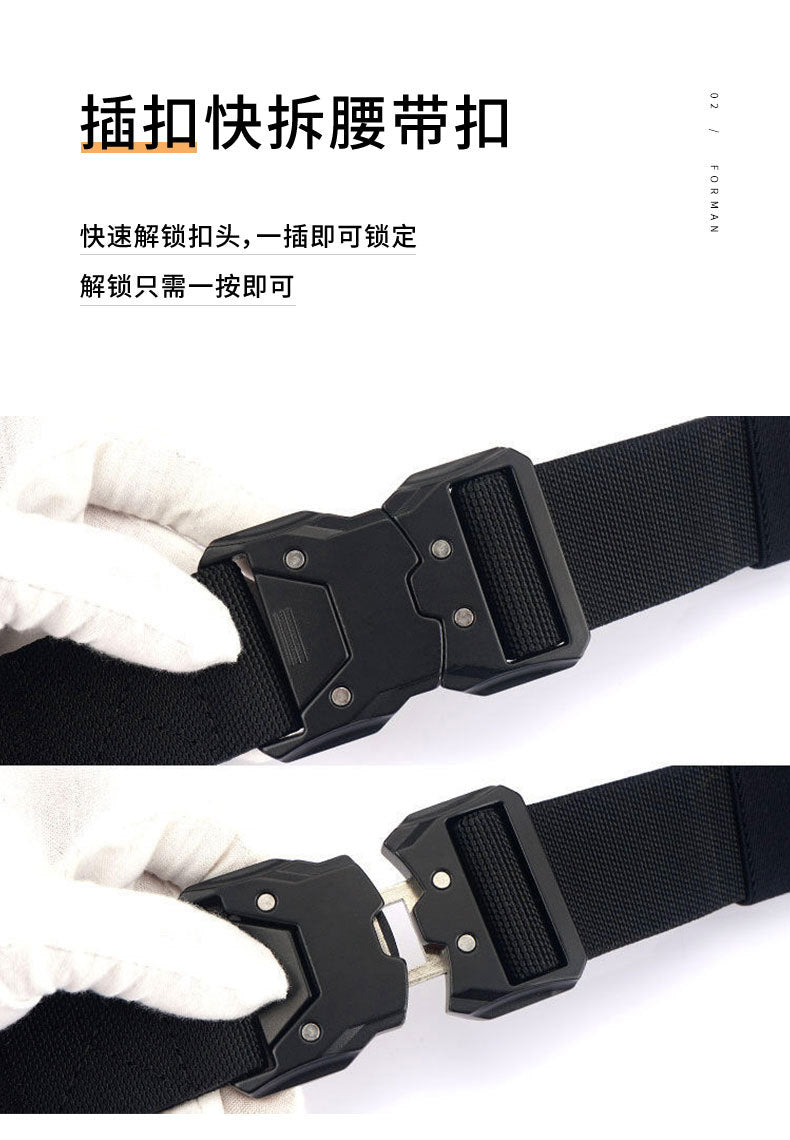 KASO 金屬插扣 合金快釦 戰術尼龍腰帶 帆布腰帶 戶外 休閒 運動 生存遊戲 男生 皮帶 6701